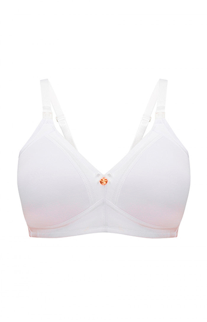Moulded cup nursing bra